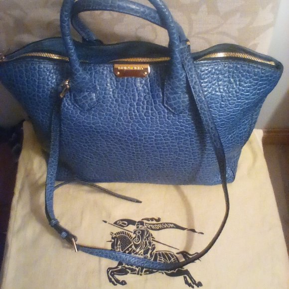BURBERRY HERITAGE SATCHEL BAG PURSE NWT - Picture 1 of 16